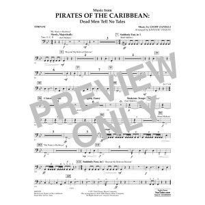 Music from Pirates of the Caribbean: Dead Men Tell No Tales - Timpani